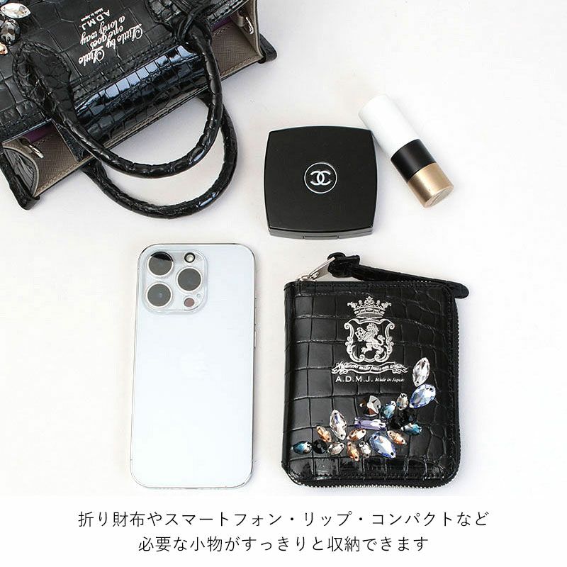 超美品　最高峰　ADMJ アクセソワ　クロコダイル　高島屋 楽天市場】admj クロコの通販