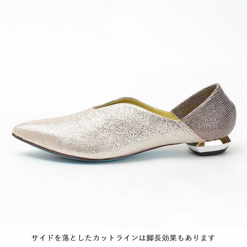 MANA パンプス ふかふかバブーシュ メタリック マナ 571170 | jolisac