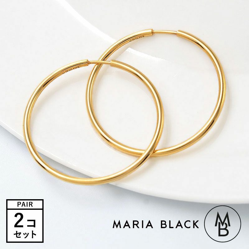 MARIA BLACK マリアブラック ピアス Senorita 35 Hoop Pierced