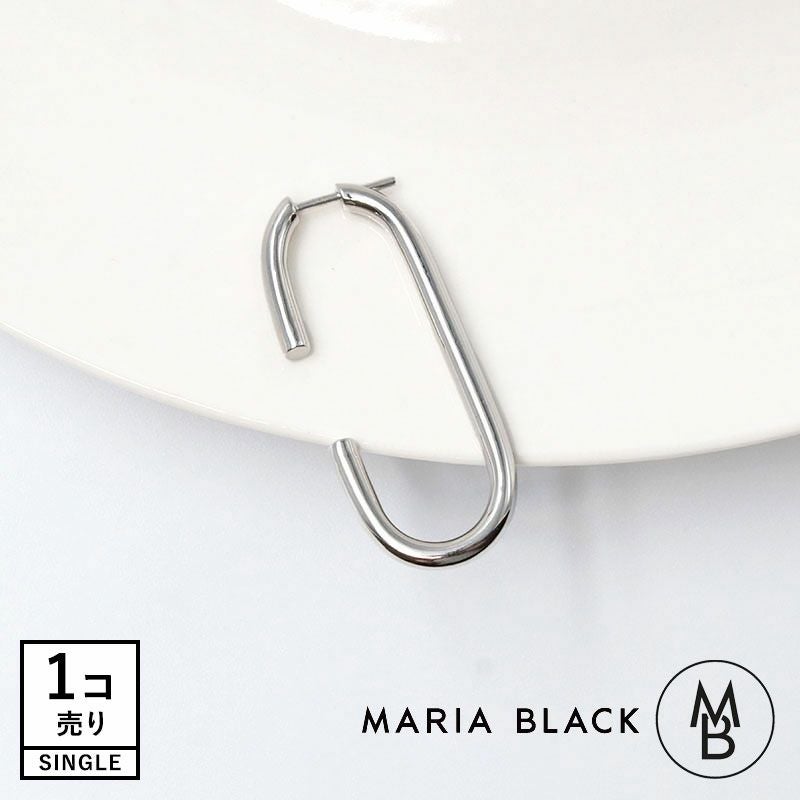 ◾️MARIA BLACK◾️Ovalピアス◾️ MARIA BLACK マリアブラック ピアス Oval イヤリング SV 100531 | jolisac