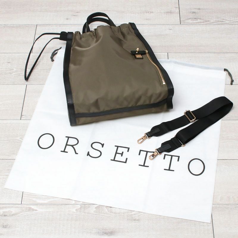ORSETTO トートバッグ ナイロン A4対応 METALLO オルセット 01-113-01