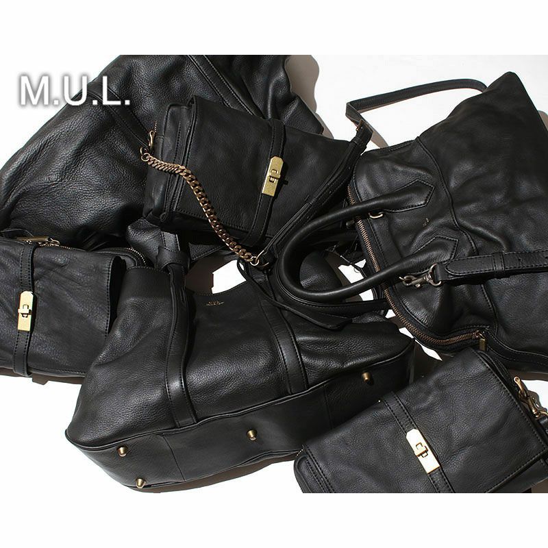 M.U.L. エムユーエル ラウンドトート Mサイズ M-079 【クーポン対象外