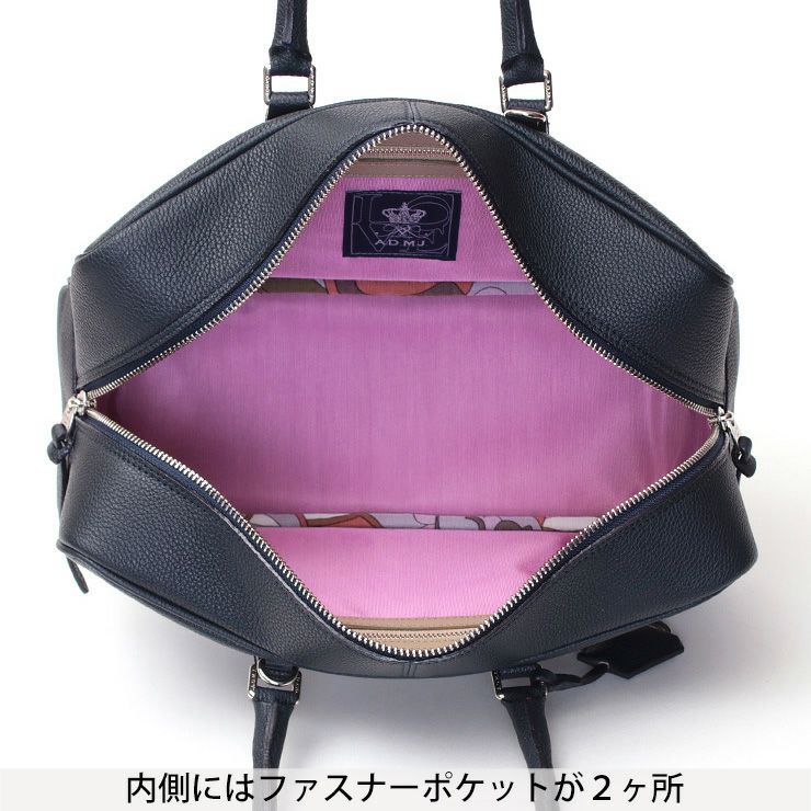 ADMJ ボストンバッグ スクエア32cm モーツァルト 22SS01015 | jolisac