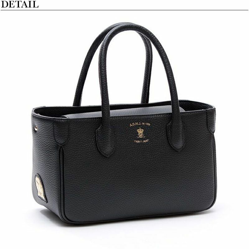 ADMJ ミニトートバッグ 牛革 シュリンク Dカン付き ACS01186A | jolisac