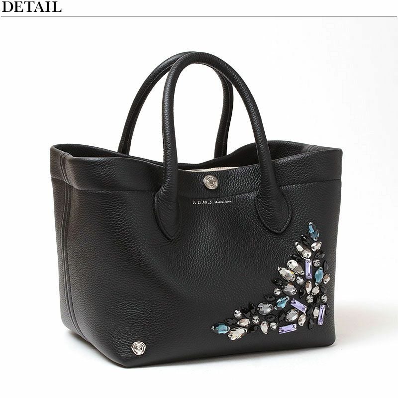 ADMJ トートバッグ 20cm モーツァルト クリスタル 23WS01109SV | jolisac