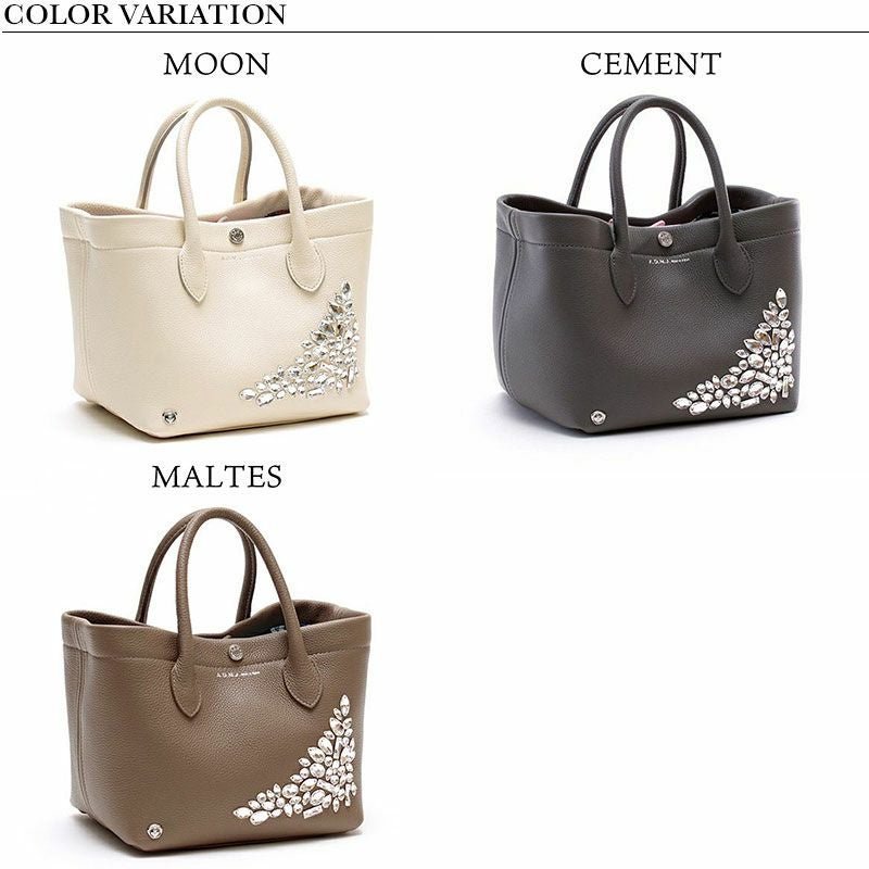ADMJ トートバッグ 20cm モーツァルト クリスタル 23WS01109SV | jolisac