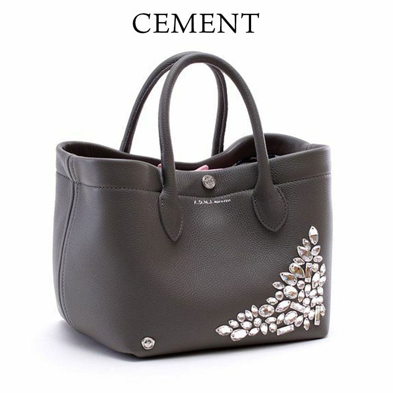 ADMJ トートバッグ 20cm モーツァルト クリスタル 23WS01109SV | jolisac