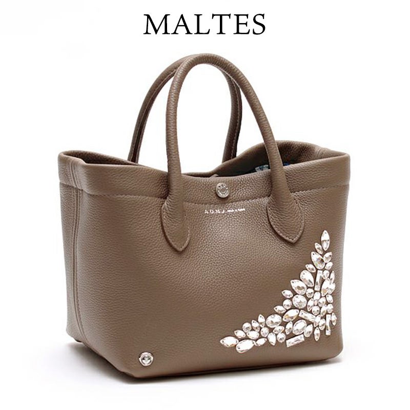 ADMJ トートバッグ 20cm モーツァルト クリスタル 23WS01109SV | jolisac