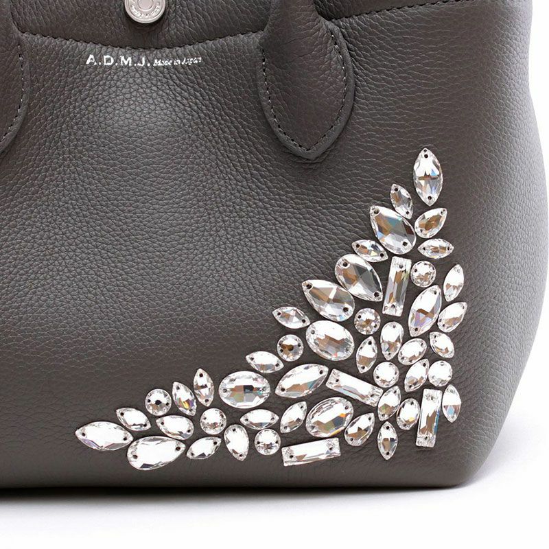 ADMJ トートバッグ 20cm モーツァルト クリスタル 23WS01109SV | jolisac