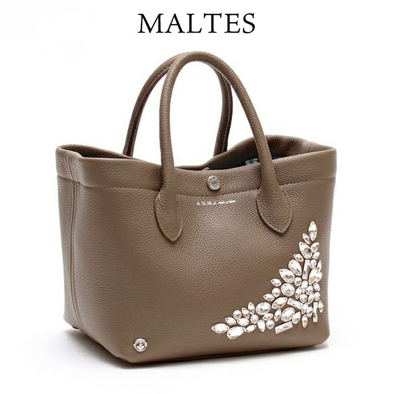 ADMJ トートバッグ 20cm モーツァルト クリスタル 23WS01109SV | jolisac