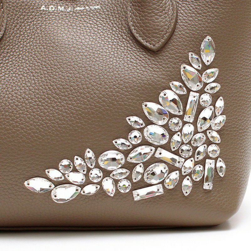 ADMJ トートバッグ 20cm モーツァルト クリスタル 23WS01109SV | jolisac