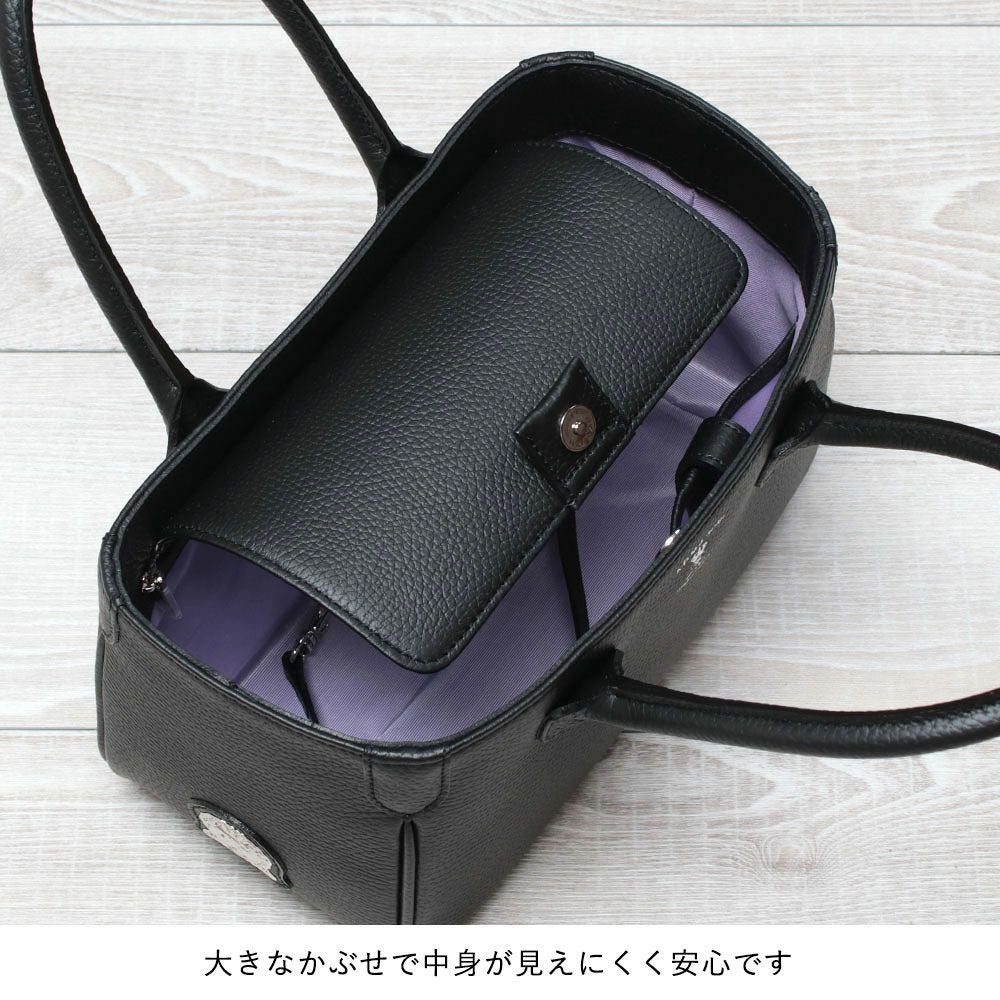 ADMJ 別注 ミニトート シュリンクレザー シルバータイプ ACS01080J