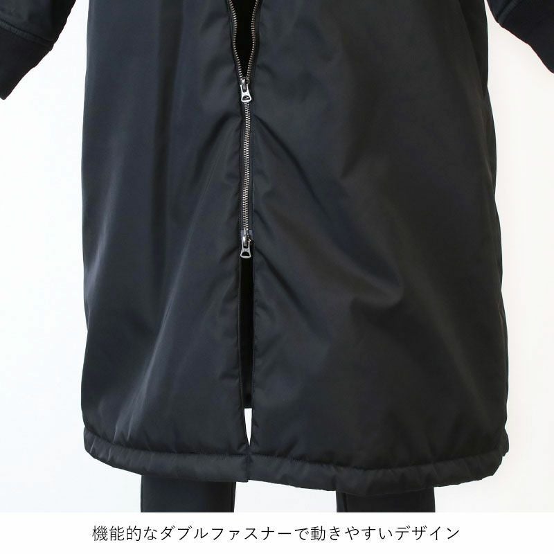 24AW TICCA/ティッカ ロングMA-1 BLACK TICCA（ティッカ） ロングMA-1 24秋冬 TBDA-022 : EXCLUSIVE ONLINE