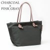 チャコール ピンクグレー