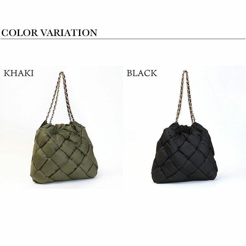 VIOLAd'ORO ヴィオラドーロ バッグ ナイロンメッシュ チェーンハンドル VIOLAd'ORO ヴィオラドーロ バッグ ナイロンメッシュ チェーンハンドル