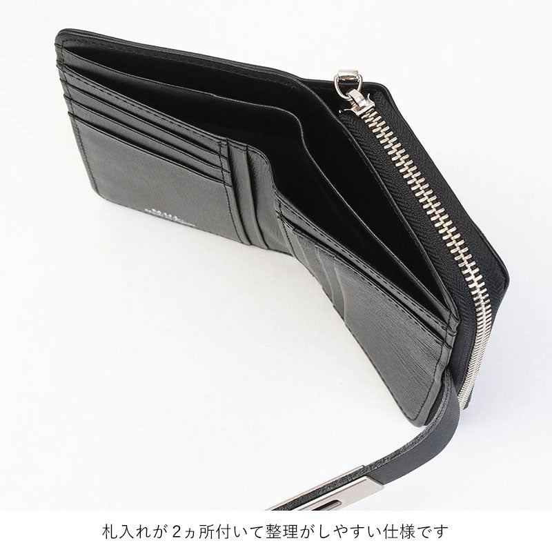 M.U.L. エムユーエル ハーフラウンドウォレット MUL-070【クーポン対象