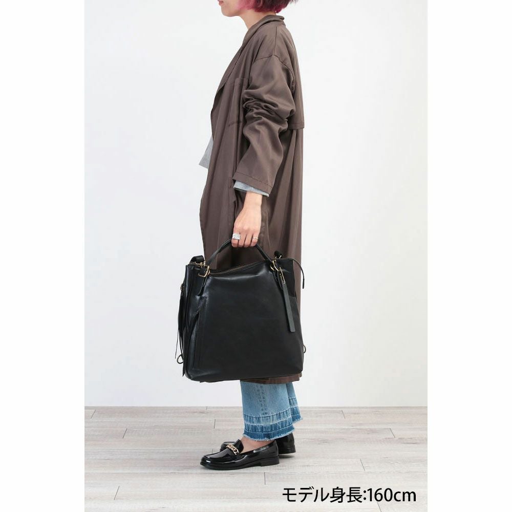 LESS DESIGN レスデザイン トートリュック 3WAY 馬革 Sサイズ LMSB0032