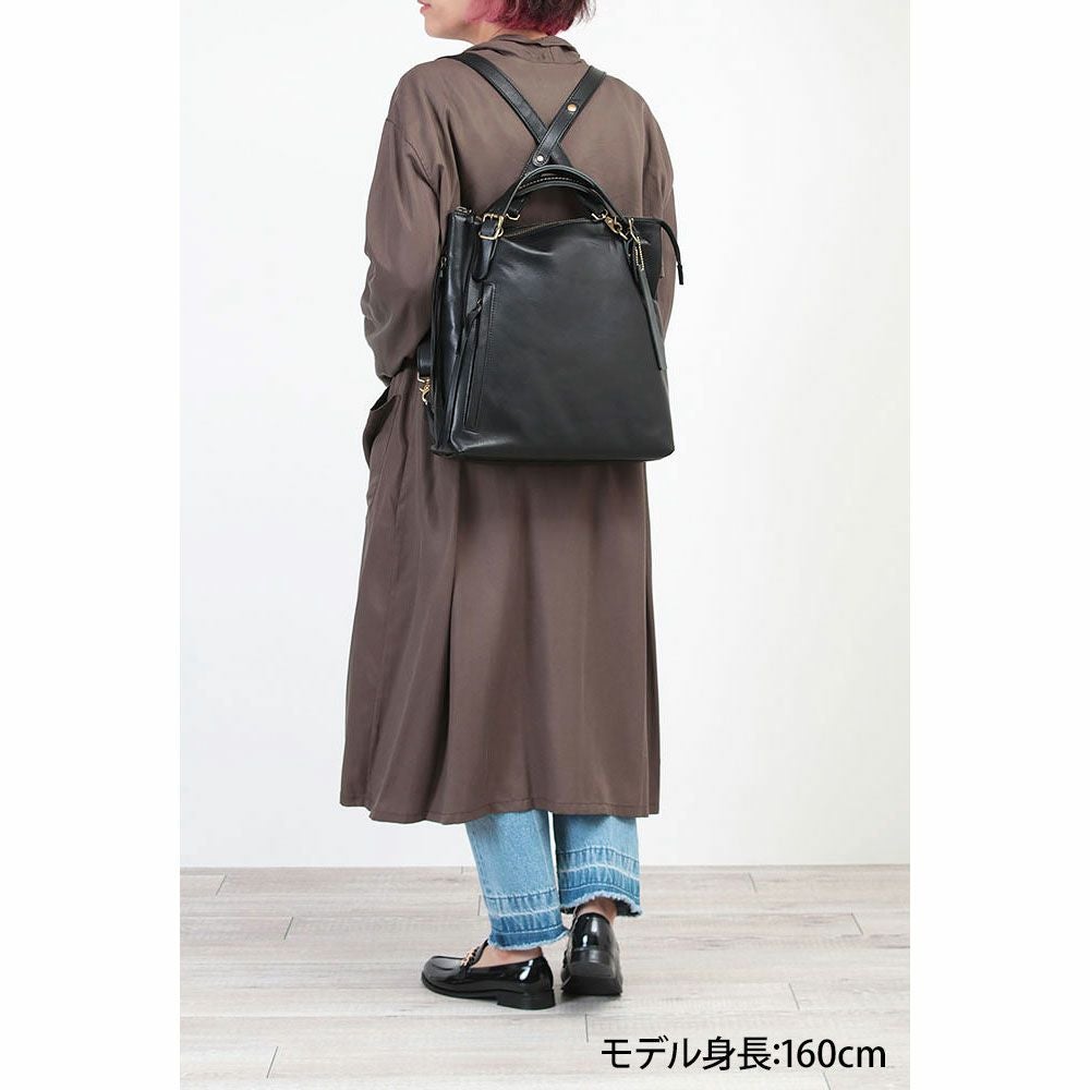 LESS DESIGN レスデザイン トートリュック 3WAY 馬革 Sサイズ LMSB0032