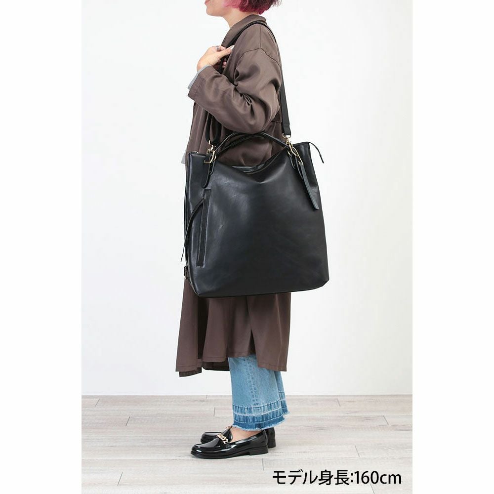 LESS DESIGN レスデザイン トートリュック 3WAY 馬革 Lサイズ LMSB0030