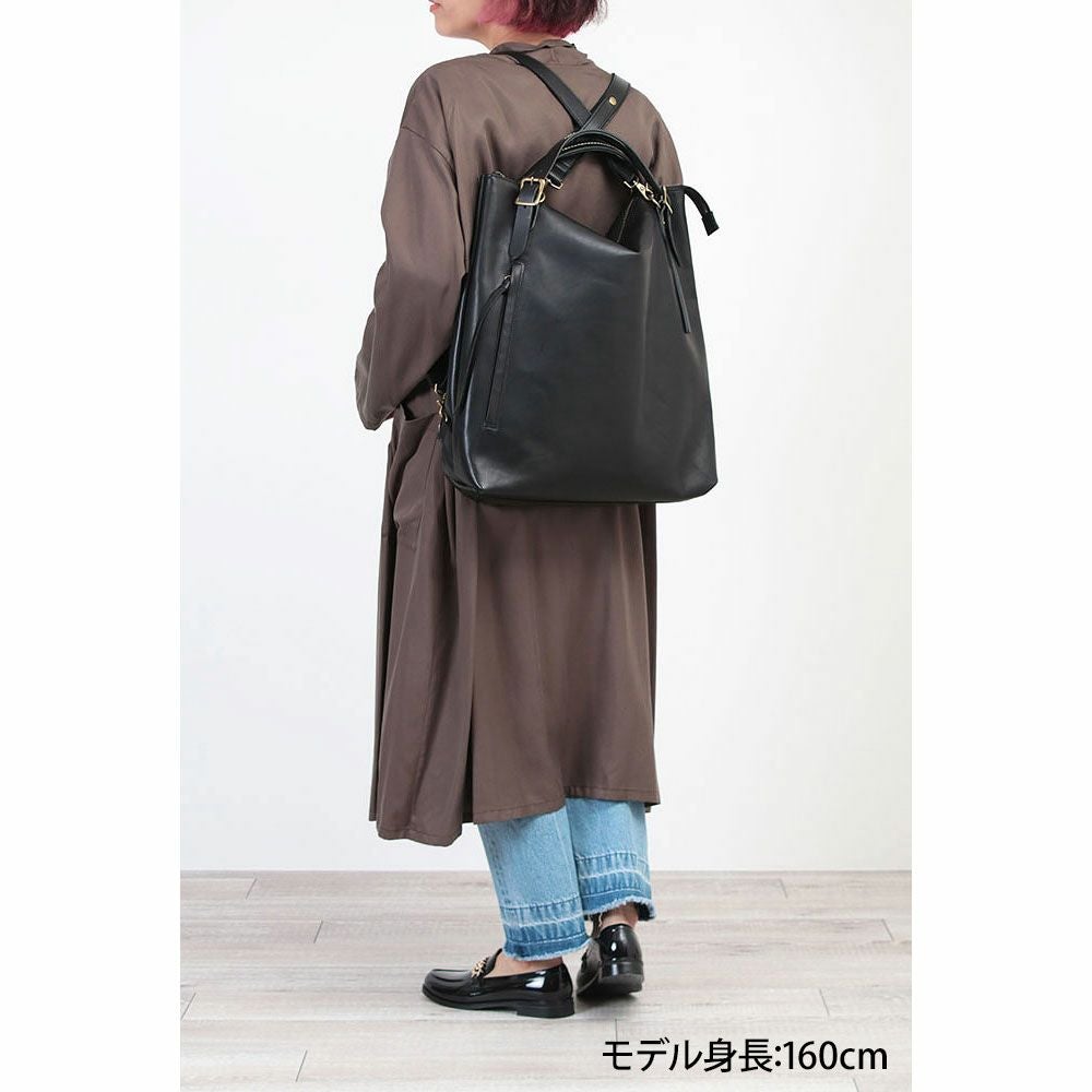 LESS DESIGN レスデザイン トートリュック 3WAY 馬革 Lサイズ LMSB0030