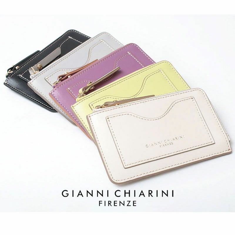 極美品 未使用級 ジャンニキャリーニ 長財布 オールレザー お札入れ 小銭入れ GIANNI CHIARINI - 極美品 未使用級 ジャンニキャリーニ 長財布 オール