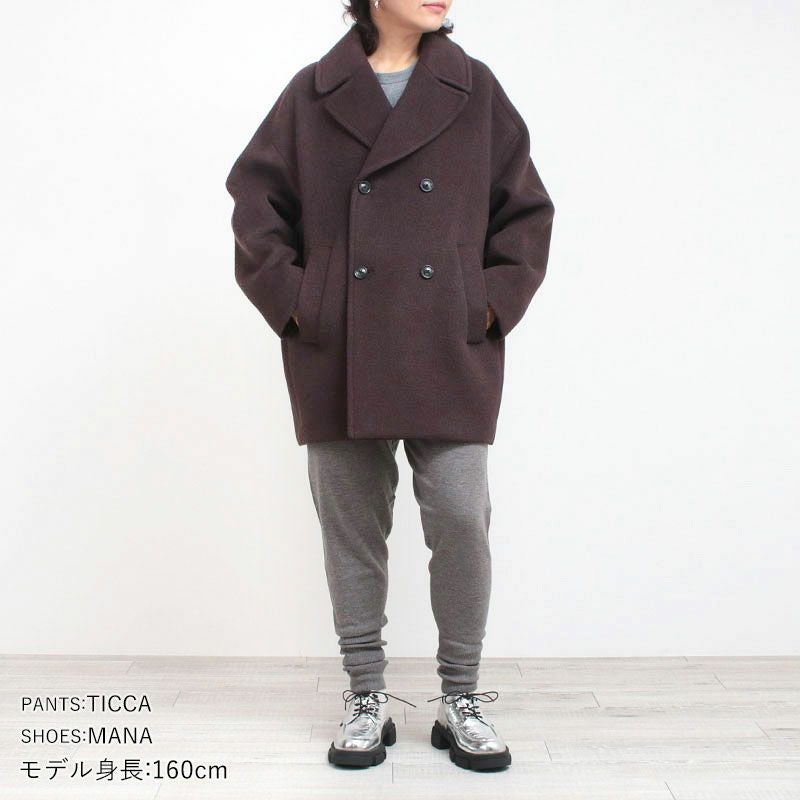 【新品・未使用品】TICCA ティッカ ピーコート TBEA-242 ピーコート TBEA―242 | TICCA (Women)/ティッカ | 三越伊勢丹