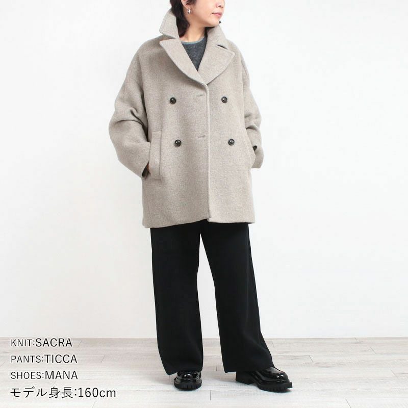 TICCA ティッカ ウール ピーコート TBEA-242 | jolisac