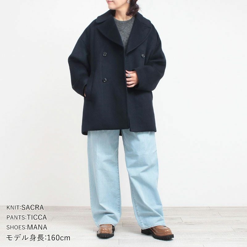 TICCA ティッカ ウール ピーコート TBEA-242 | jolisac