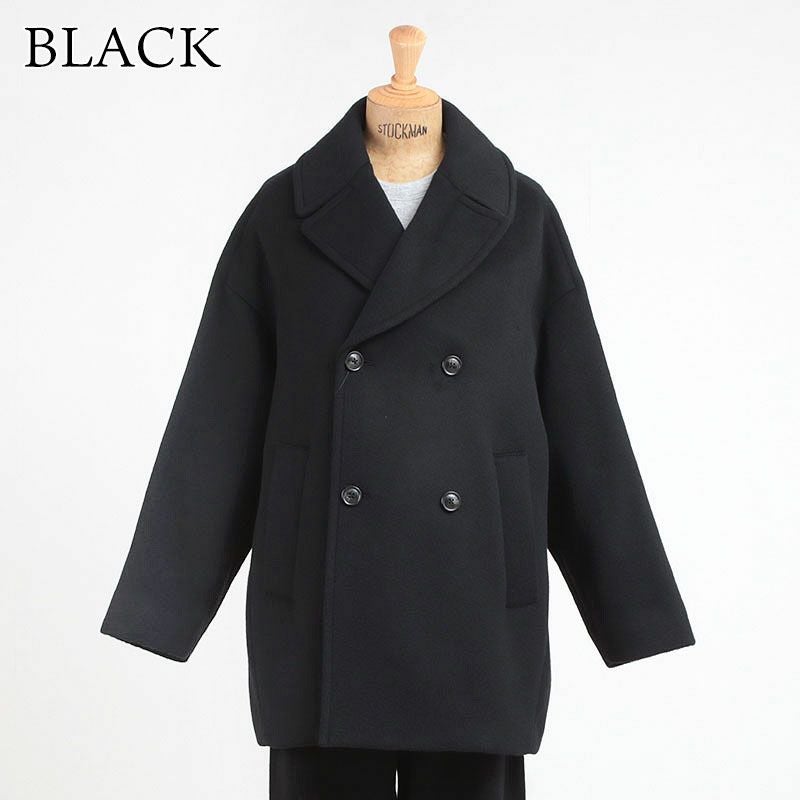【TICCA】ピーコート（TBEA242）ブラック 楽天市場】TICCA ティッカ ウール ピーコート tbea-242 レディース
