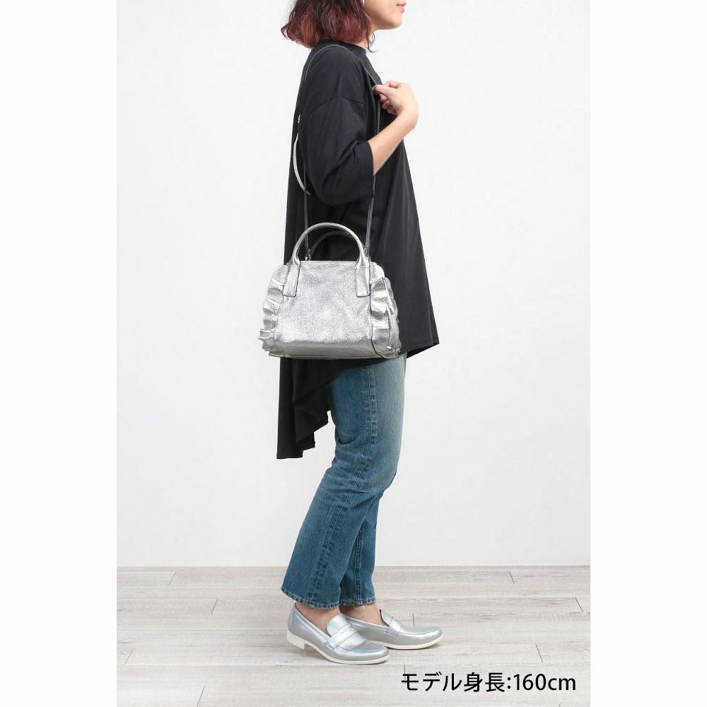 RIPANI リパーニ フリルバッグ メタリック 2WAY Mサイズ 8602OL | jolisac