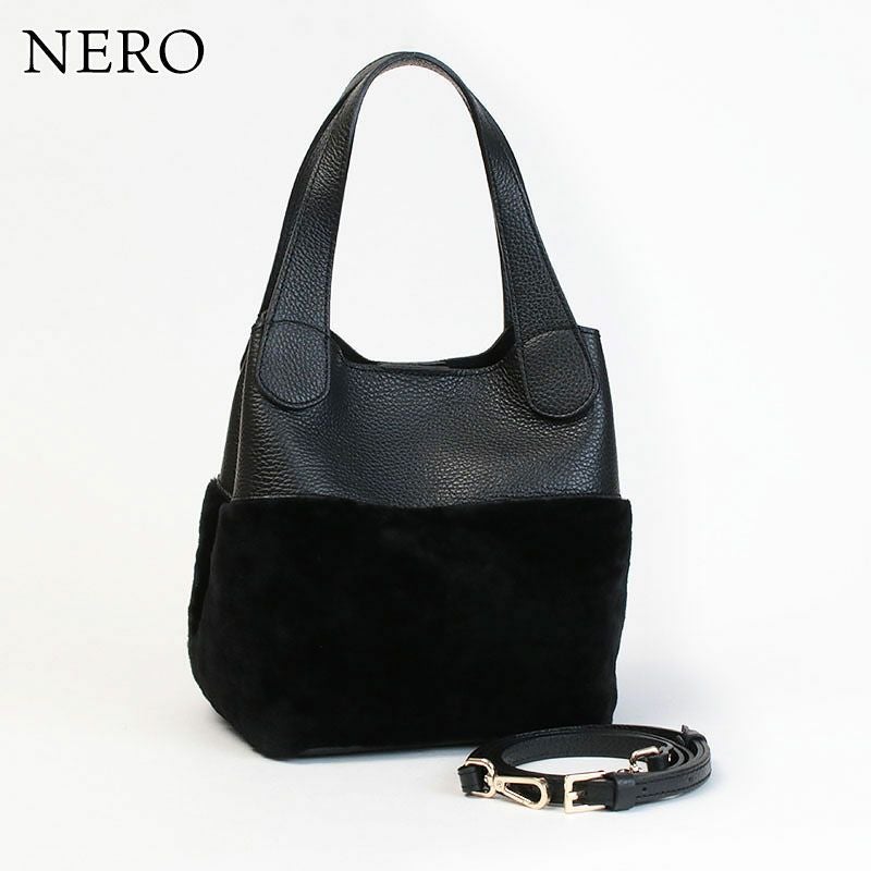 RIPANI（リパーニ） リバーシブルムートン　バッグ RIPANI リパーニ バッグ ムートンコンビ ANNA 2WAY Mサイズ I544OV