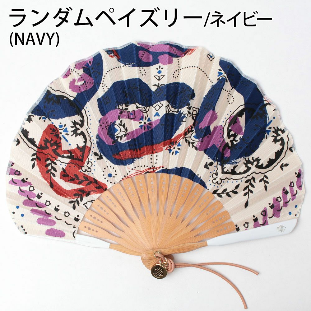 manipuri マニプリ 扇子 スカーフ柄 | jolisac