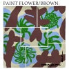 ペイントフラワーブラウン