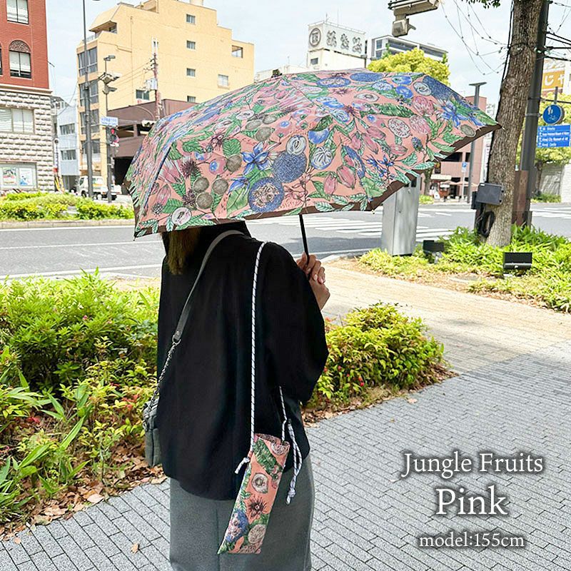 manipuri マニプリ 傘 軽量折傘 ポーチ付き 晴雨兼用 | jolisac