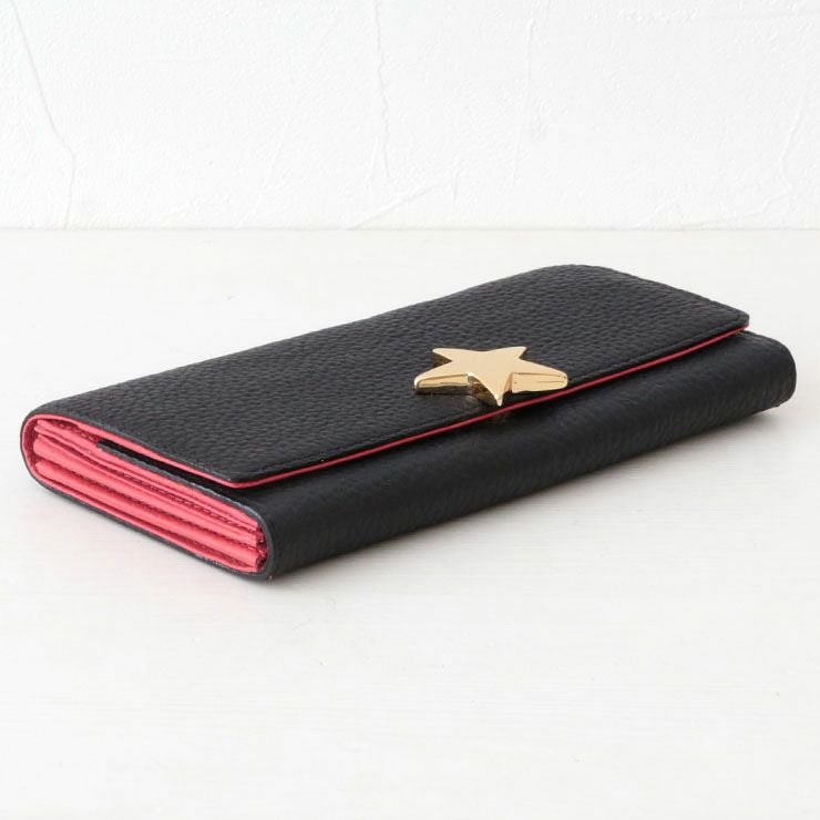 **1l carre  / アンメートルキャレ  財布** 1metre carre（アンメートルキャレ） 長財布 レディース 薄マチ 星 本