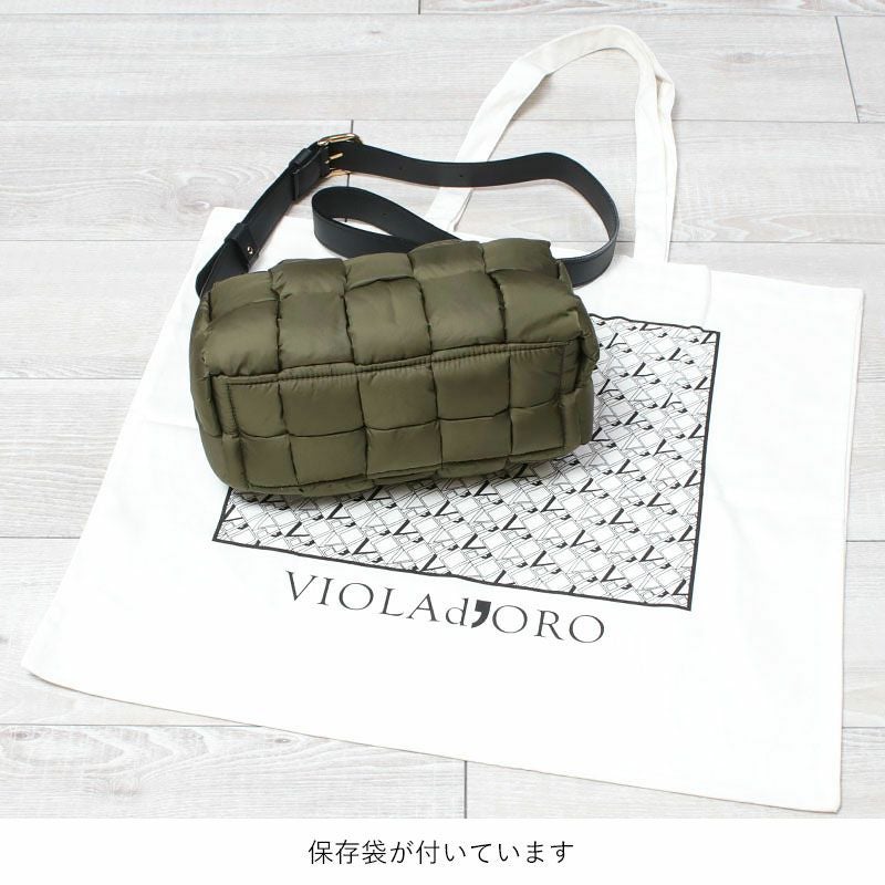 VIOLAd'ORO ヴィオラドーロ ショルダー ボンディングナイロン ELMO V