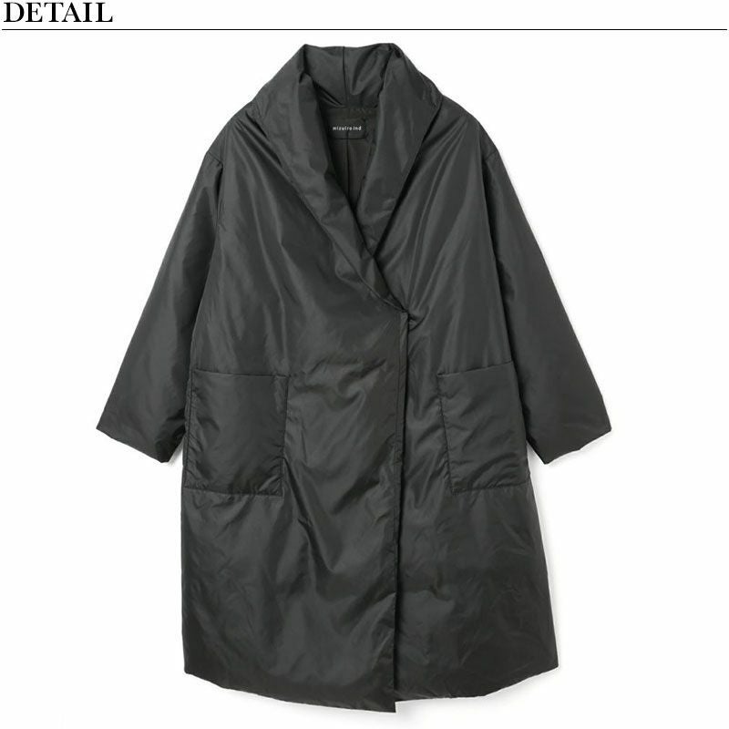 着用数回 ドレープダウンコート ページュ mizuiro ind mizuiroind（ミズイロインド） アウター SALE 20%OFF mizuiro ind