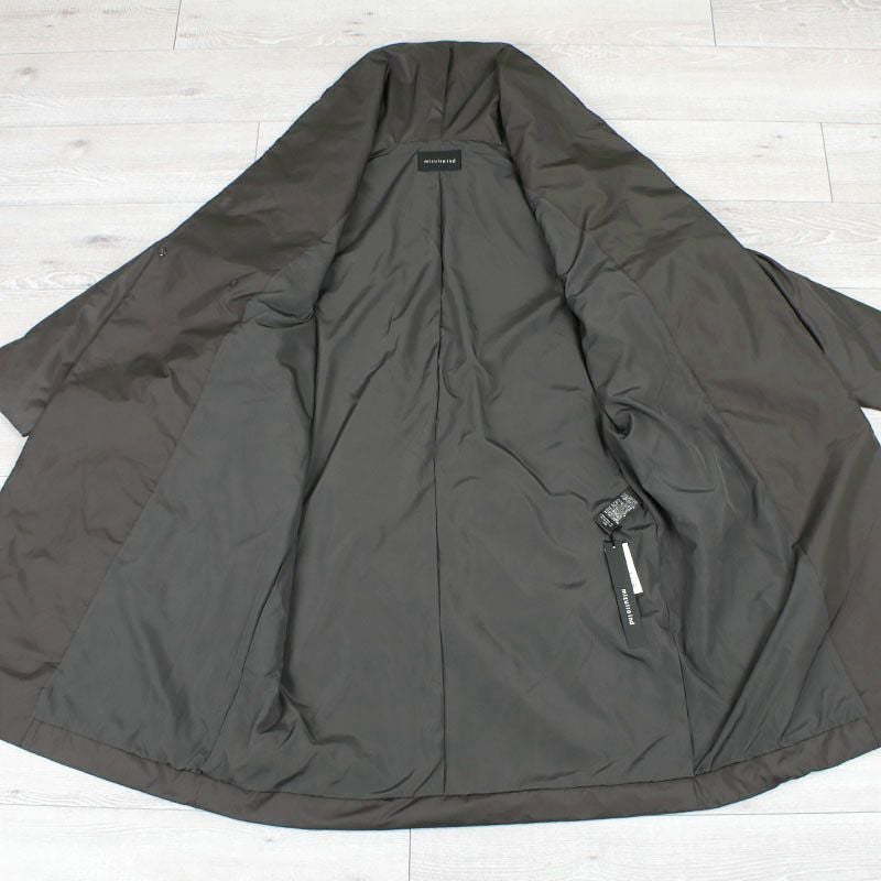 mizuiro ind ミズイロインド ダウンコート ドレープロングガウン 3