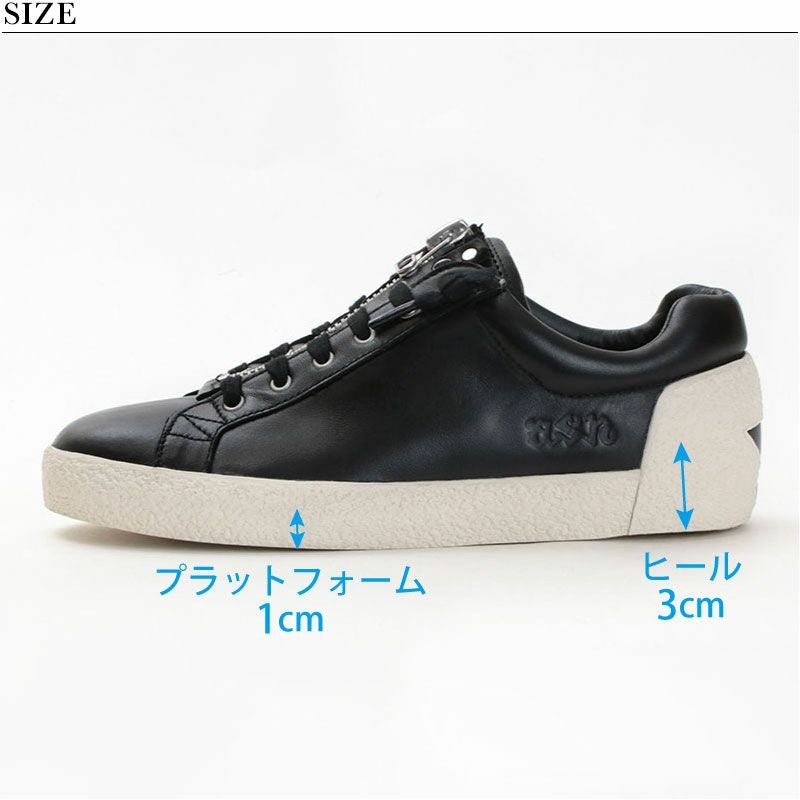 ASH アッシュ フロントジップスニーカー NIRVANA 120782 | jolisac