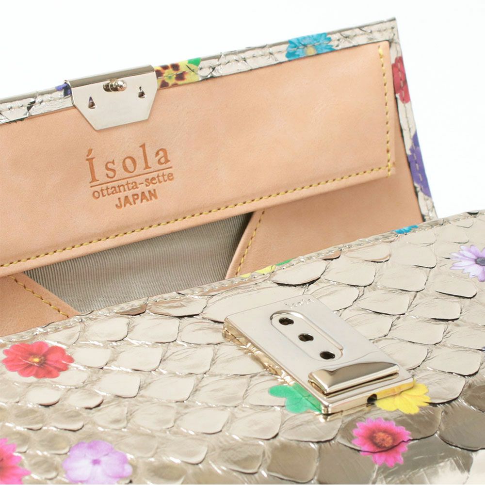 isola 財布 ギャルソン スリム SANTORINI ラミナフィオーレ 2601
