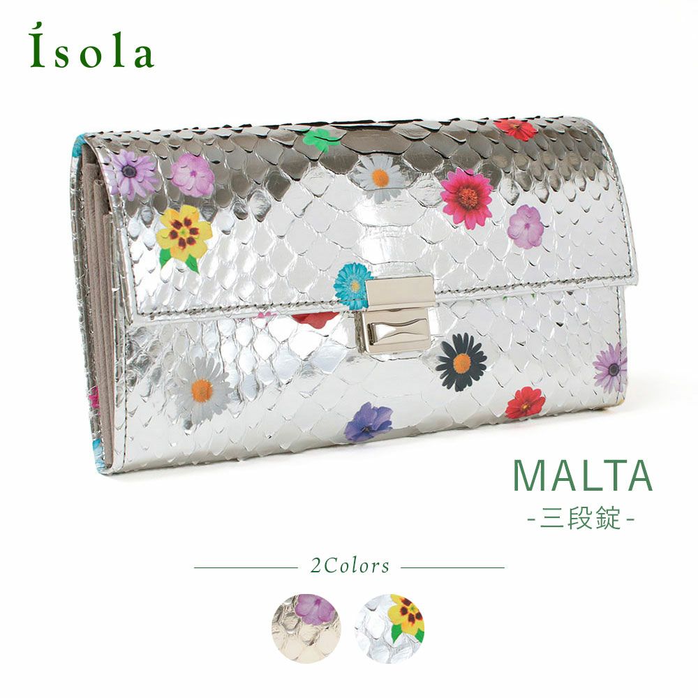 isola 財布 ギャルソン MALTA ラミナフィオーレ 2602 アイソラ | jolisac