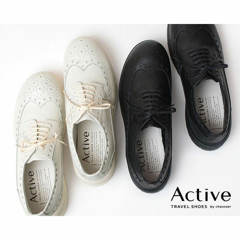 ショセ ACTIVE トラベルシューズ ウィングチップ TRA-027 | jolisac