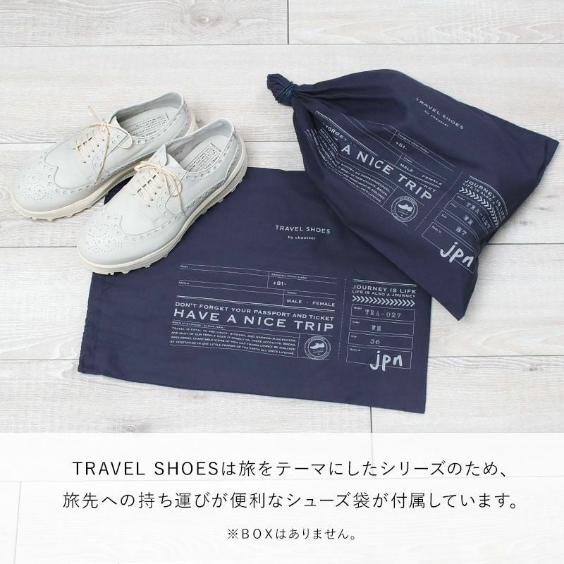 ショセ ACTIVE トラベルシューズ ウィングチップ TRA-027 | jolisac