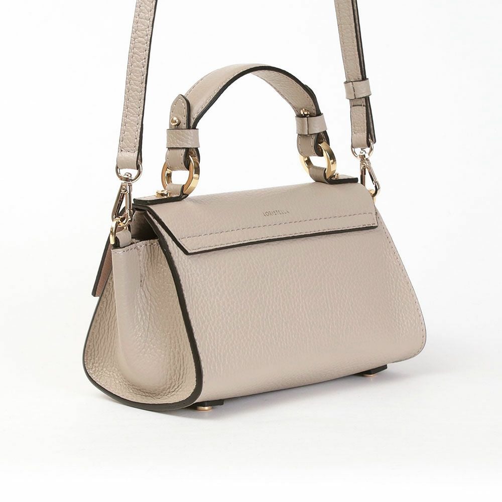 【美品】ロリステッラ ショルダーバッグ BETH 2way レザー ベージュ LORISTELLA（ロリステッラ） ショルダーバッグ 2529 BETH レディース