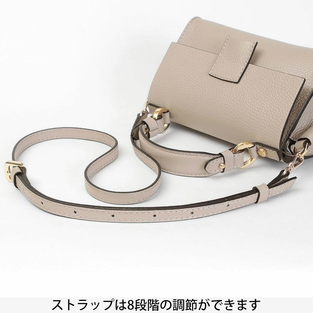 【美品】ロリステッラ ショルダーバッグ BETH 2way レザー ベージュ LORISTELLA（ロリステッラ） ショルダーバッグ 2530 BETH MINI ミニ