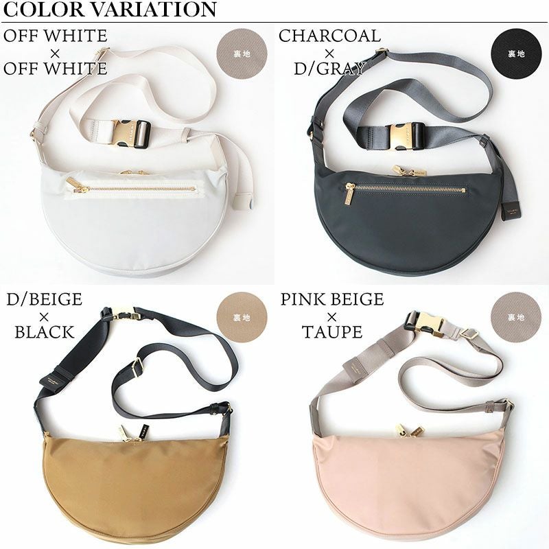 VIOLAd'ORO ヴィオラドーロ BIANCA ナイロンショルダー ヴィオラドーロのBIANCA ナイロンショルダーバッグ | 送料無料