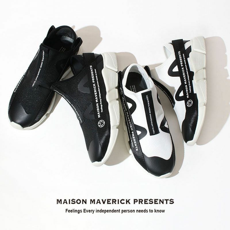 MAISON MAVERICK PRESENTS ダッドスリッポン ニットスニーカー MS2491
