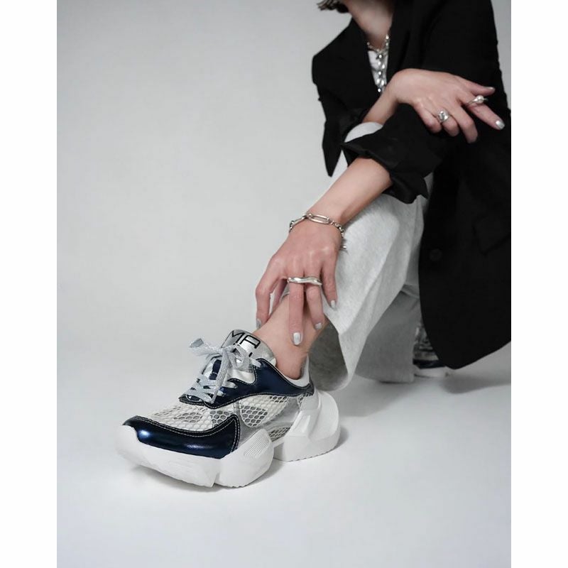 MANA メタリックメッシュスニーカー マナ 556090 | jolisac