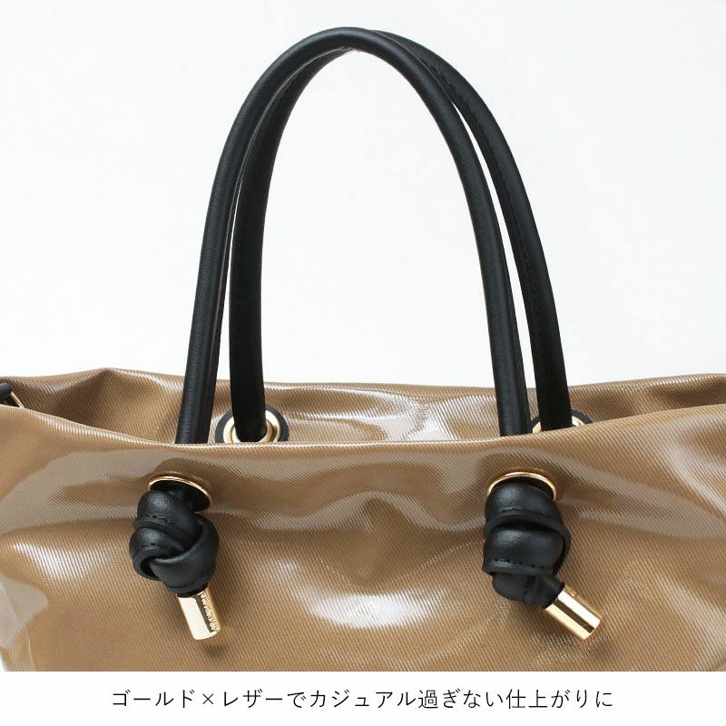 ヴィオラドーロ ビアンカ PVCトート Sサイズ VIOLAd'ORO V2254 | jolisac