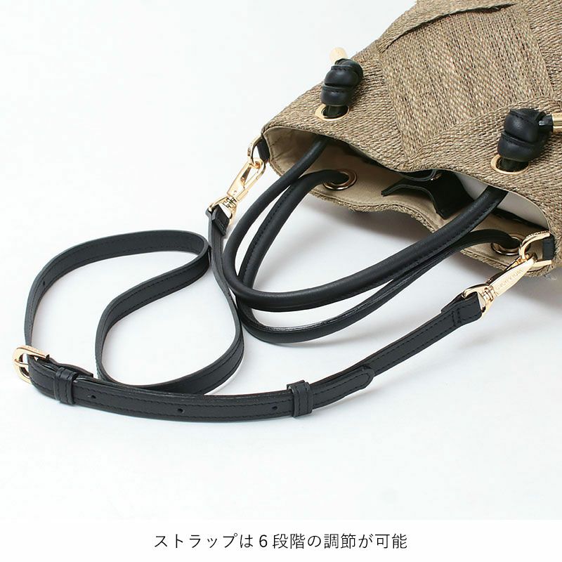 ヴィオラドーロ かごバッグ MIRO アバカメッシュ 2WAY V8845 VIOLAd